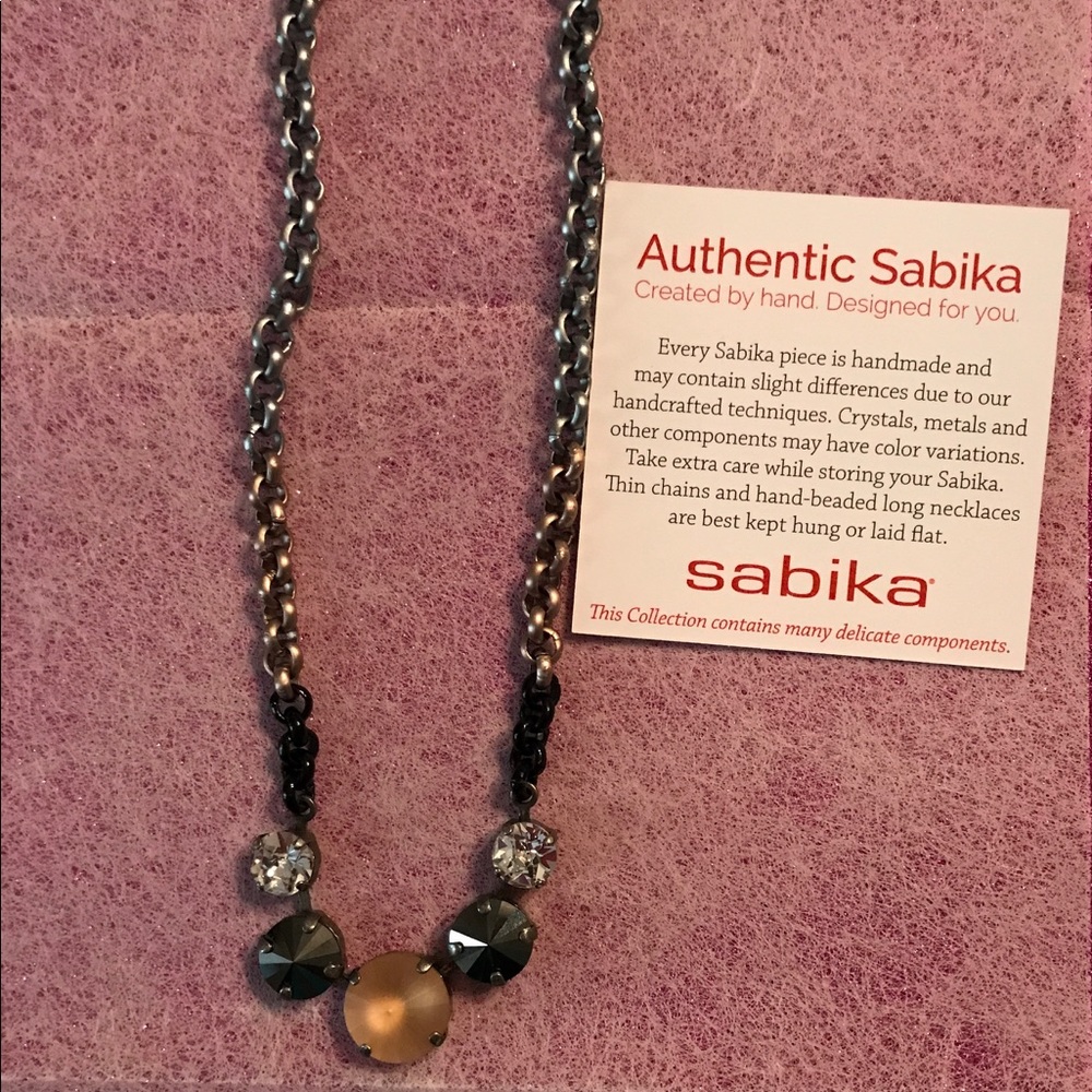 Sabika Necklace!!!  Black and gold!